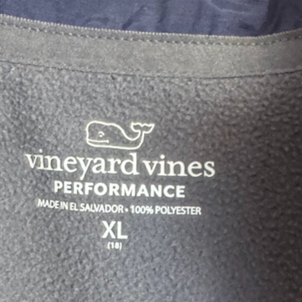 Vineyard Vines Performance 1/4 Zip Pullover Long Sleeve Women's, Size XL (F14) - Picture 6 of 7